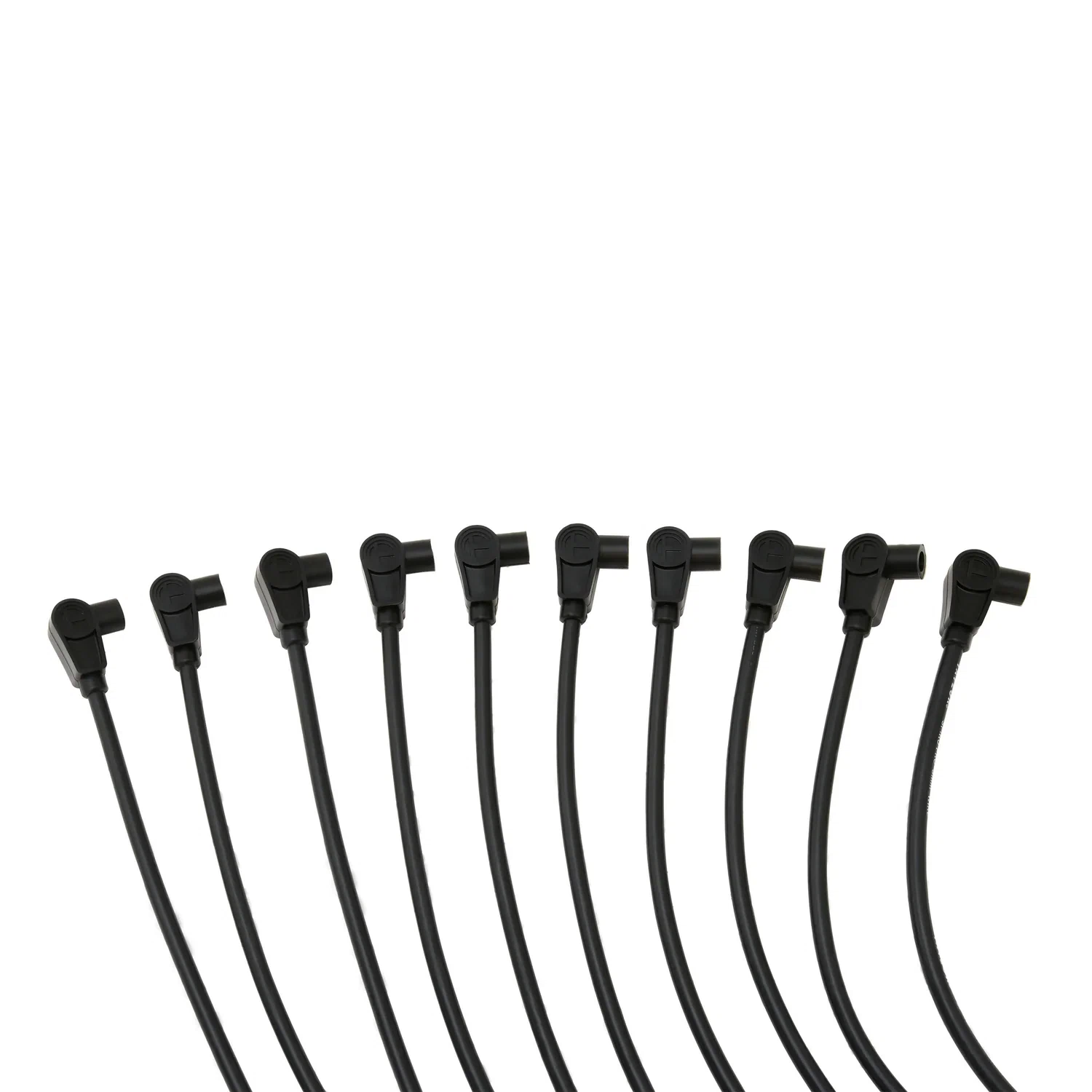Spark Plug Wire Set Universal 8mm Silicone Spiro Pro 350 ohm_ft Black 72045